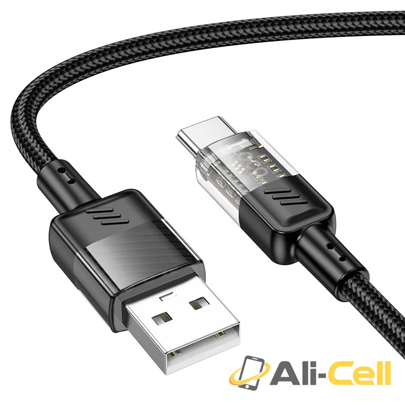 Cable USB to Type-C “U129 Spirit” (U129 Usb Tc Grey, 1.2m) — 3