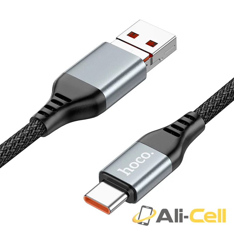 Cable USB / Type-C to Type-C “U128 Viking” PD 60W fast charge (U128 2in1 Tc Black, 1.2m) — 4