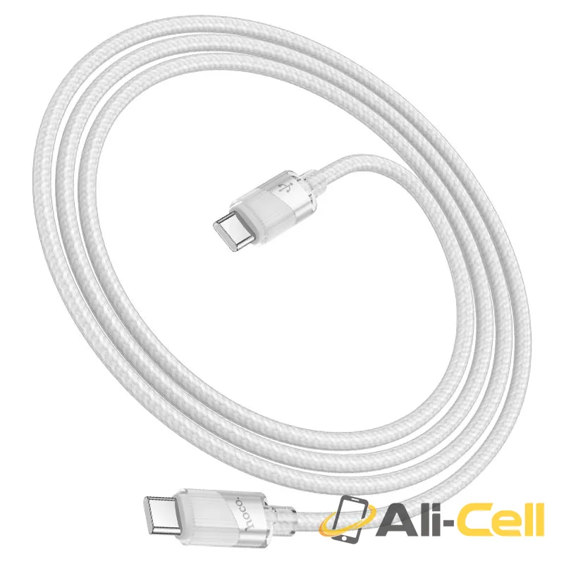 Cable Type-C to Type-C “U132 Beijing” PD 60W fast charge (U132 60w Tc Tc Blue, 1.2m) — 5