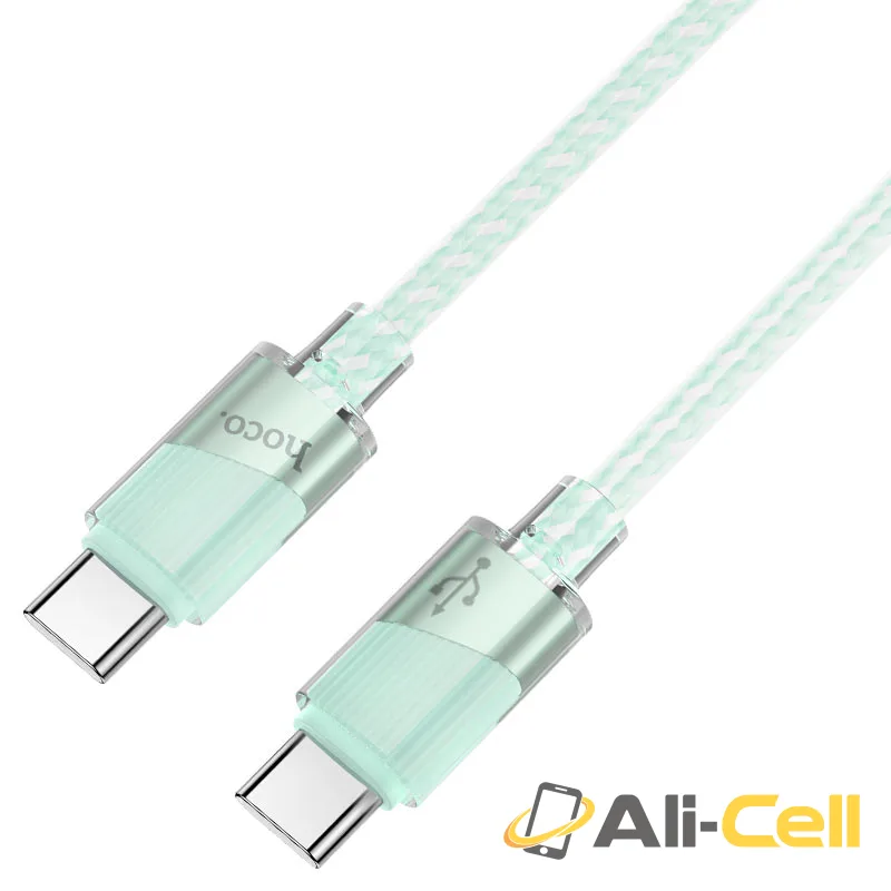 Cable Type-C to Type-C “U132 Beijing” PD 60W fast charge (U132 60w Tc Tc Grey, 1.2m) — 3