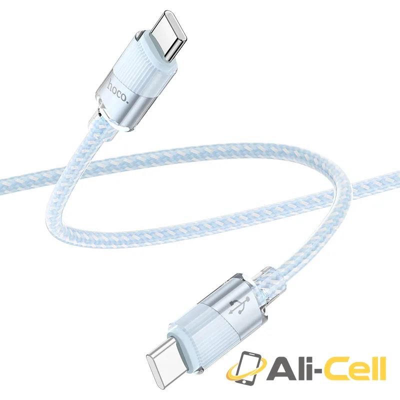 Cable Type-C to Type-C “U132 Beijing” PD 60W fast charge (U132 60w Tc Tc Grey, 1.2m) — 4