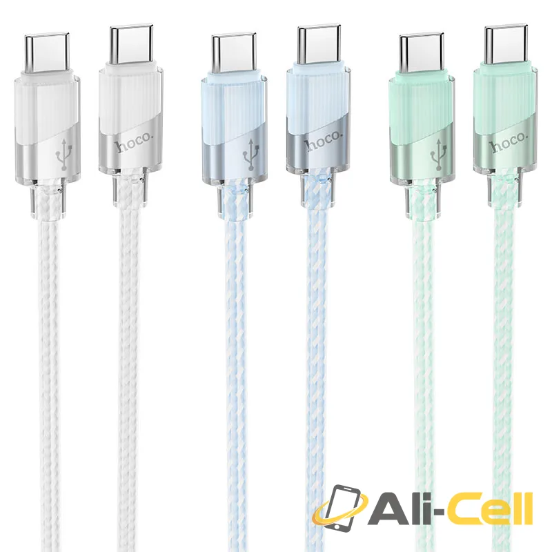Cable Type-C to Type-C “U132 Beijing” PD 60W fast charge (U132 60w Tc Tc Grey, 1.2m) — 6