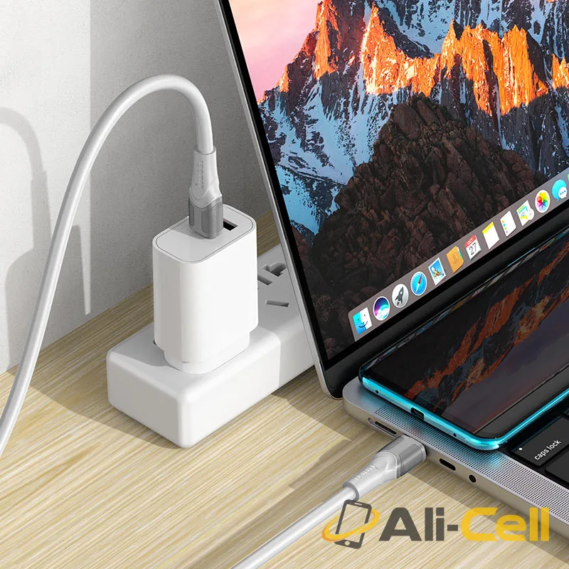 Cable Type-C to Type-C “X106 Big bull” PD 240W fast charge (X106 240w Tc Tc Grey, 2m) — 7