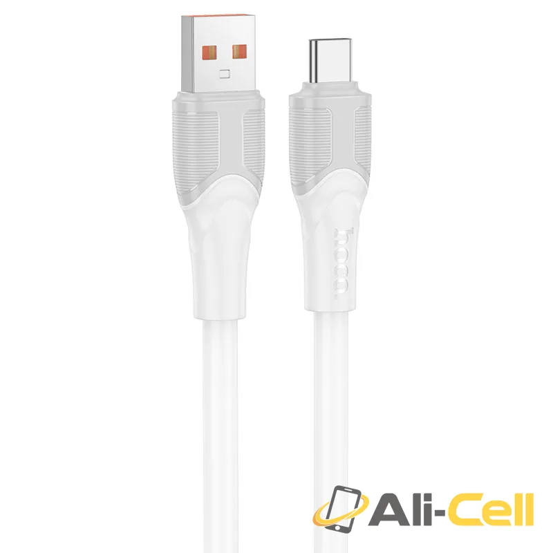 Cable USB to Type-C “X106 Big bull” 5A fast charge (X106 5a Usb Tc White, 2m)