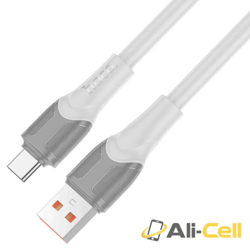 Cable USB to Type-C “X106 Big bull” 5A fast charge (X106 5a Usb Tc White, 3m) — 2