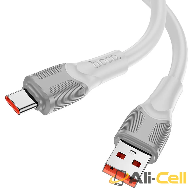 Cable USB to Type-C “X106 Big bull” 5A fast charge (X106 5a Usb Tc Grey, 2m) — 4