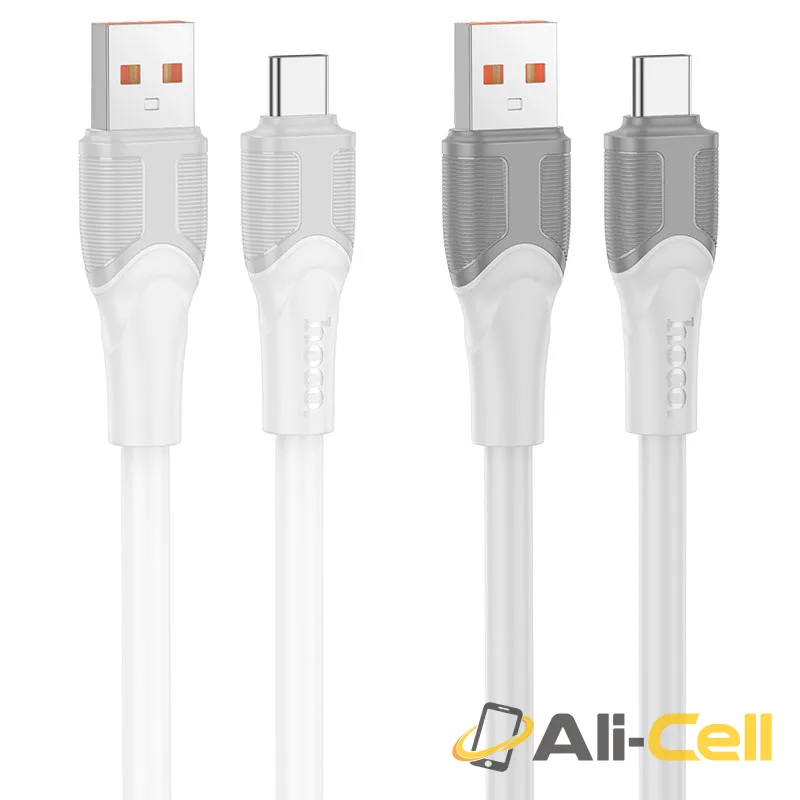 Cable USB to Type-C “X106 Big bull” 5A fast charge (X106 5a Usb Tc Grey, 2m) — 6