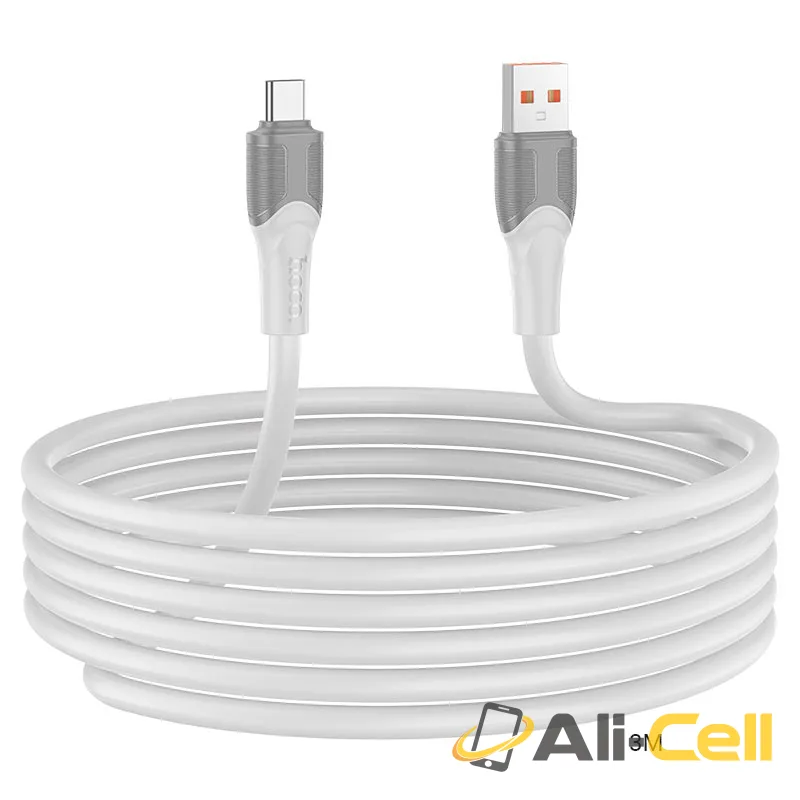 Cable USB to Type-C “X106 Big bull” 5A fast charge (X106 5a Usb Tc Grey, 3m) — 5