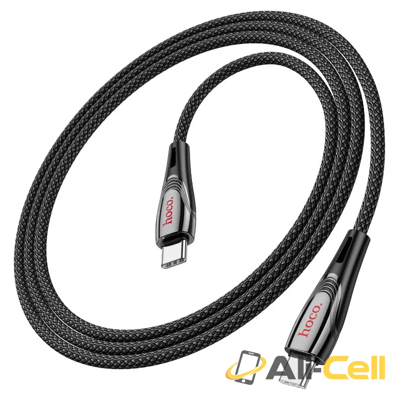 Cable Type-C to Type-C “U133 Monte” PD 60W fast charge (U133 60w Tc Tc Black, 1.2m) — 5