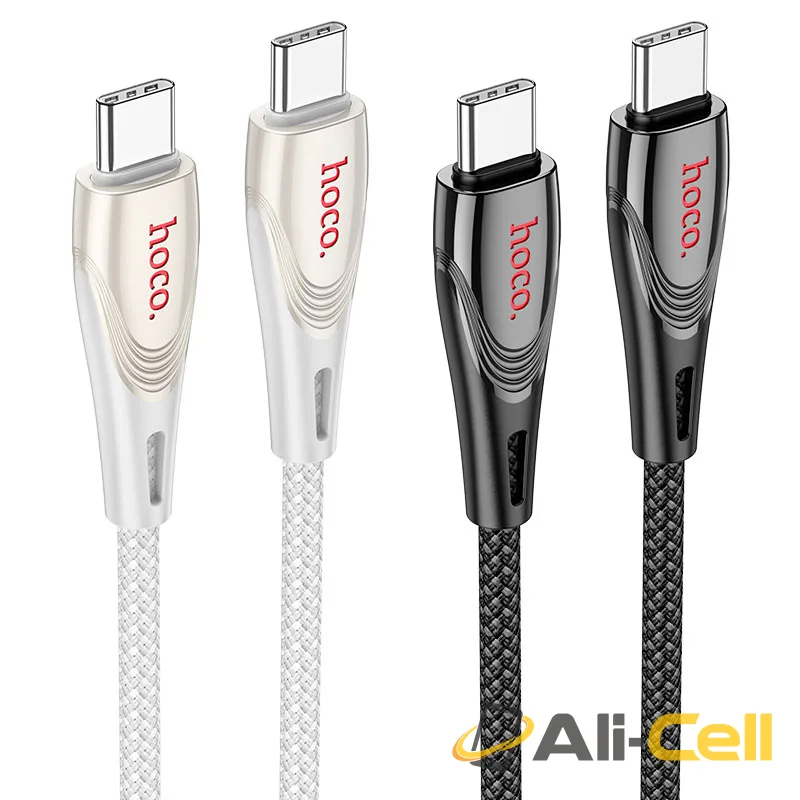 Cable Type-C to Type-C “U133 Monte” PD 60W fast charge (U133 60w Tc Tc Black, 1.2m) — 6