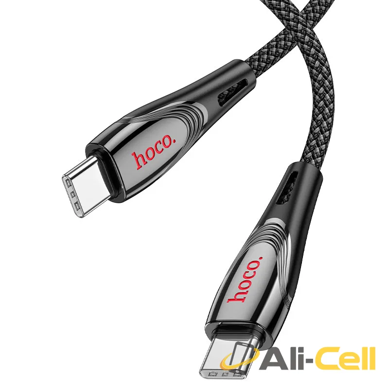 Cable Type-C to Type-C “U133 Monte” PD 60W fast charge (U133 60w Tc Tc Grey, 1.2m) — 2