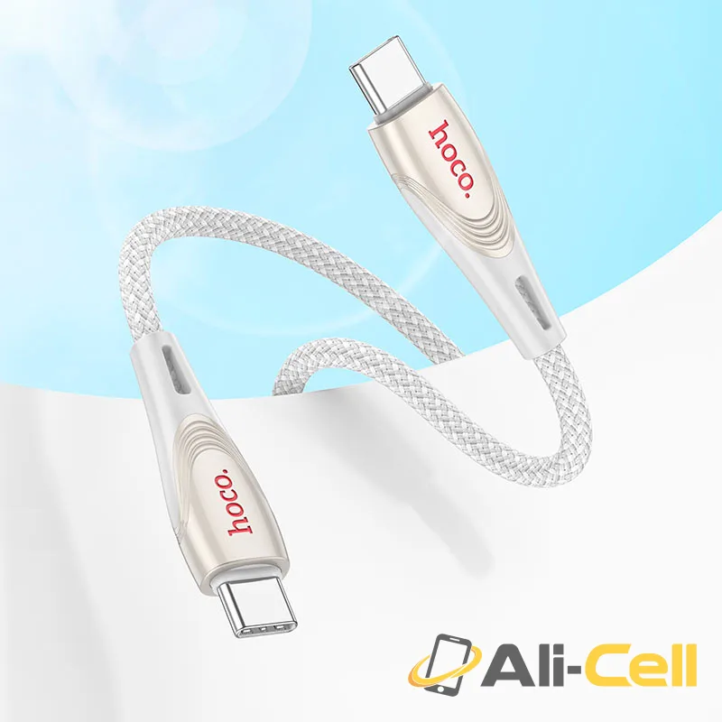 Cable Type-C to Type-C “U133 Monte” PD 60W fast charge (U133 60w Tc Tc Grey, 1.2m) — 8