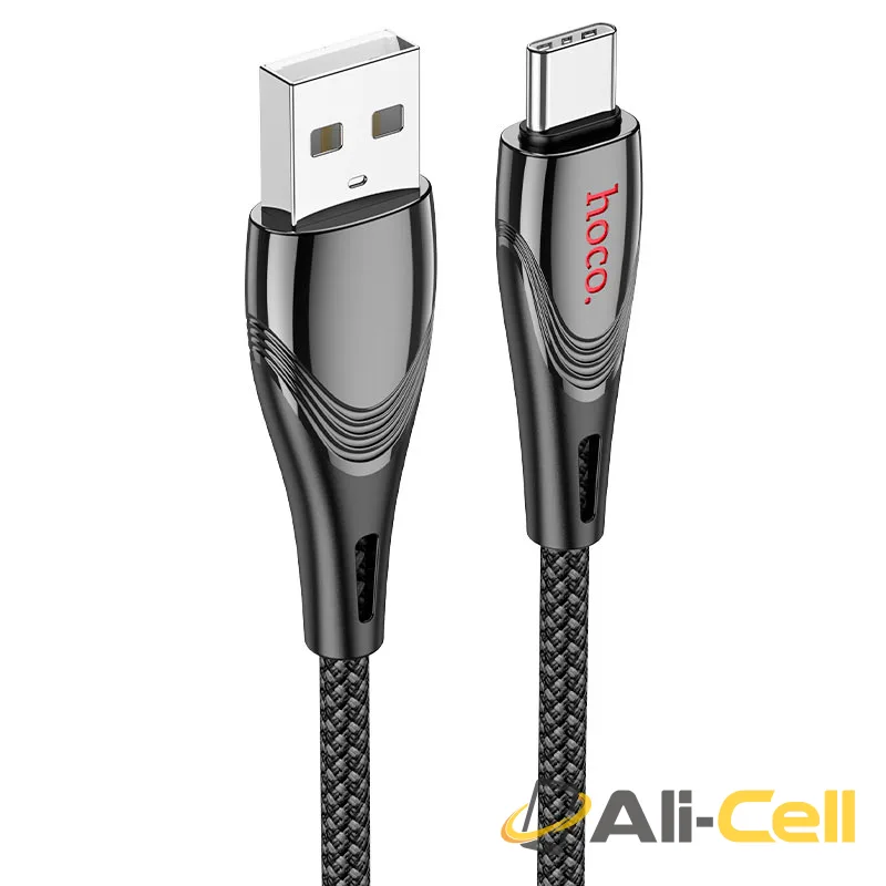Cable USB to Type-C “U133 Monte” (U133 Usb Tc Black, 1.2m)