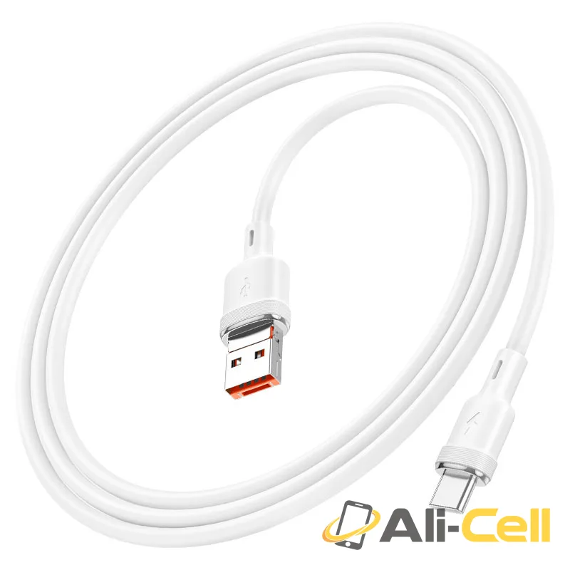 Cable USB / Type-C to Type-C “U131 Afortunado” PD 60W (U131 2in1 Tc Grey, 1.2m) — 5