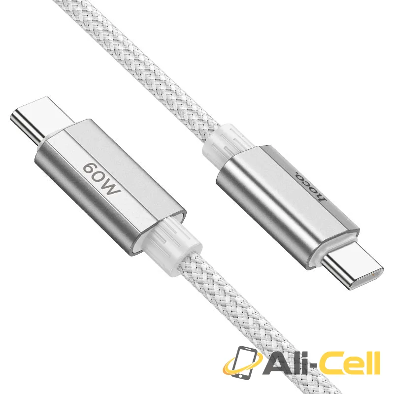 Cable Type-C to Type-C “U134 Primero” PD 60W fast charge (U134 60w Tc Tc Grey, 1.2m) — 4
