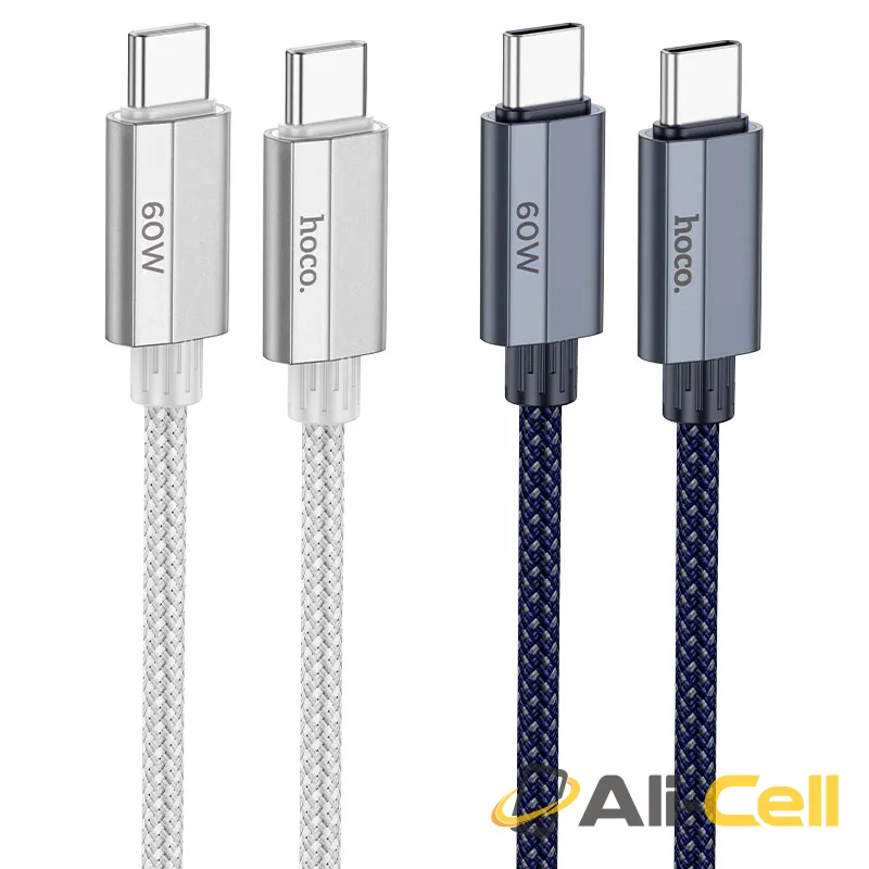 Cable Type-C to Type-C “U134 Primero” PD 60W fast charge (U134 60w Tc Tc Grey, 1.2m) — 6