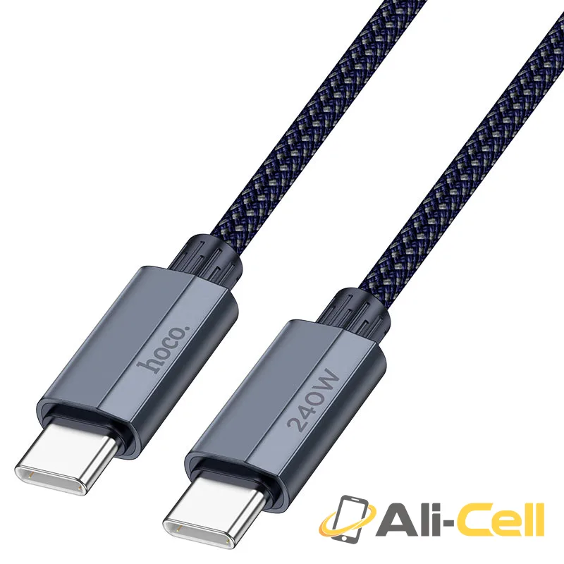 Cable Type-C to Type-C “U134 Primero” PD 240W fast charge (U134 240w Tc Tc Dark Blue, 1.8m) — 2
