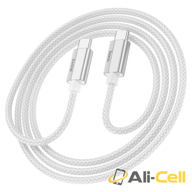 Cable Type-C to Type-C “U134 Primero” PD 240W fast charge (U134 240w Tc Tc Grey, 1.8m) — 5