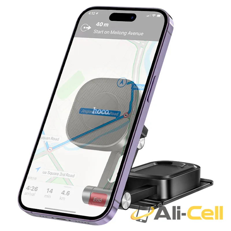 Car holder “H4 Mike” for dashboard (H4 Black) — 3