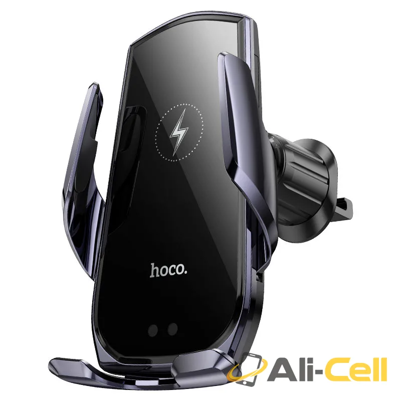 Car wireless charger “CA202 Plus Enlightener” for air outlet (Ca202 Plus Black Metal Grey)