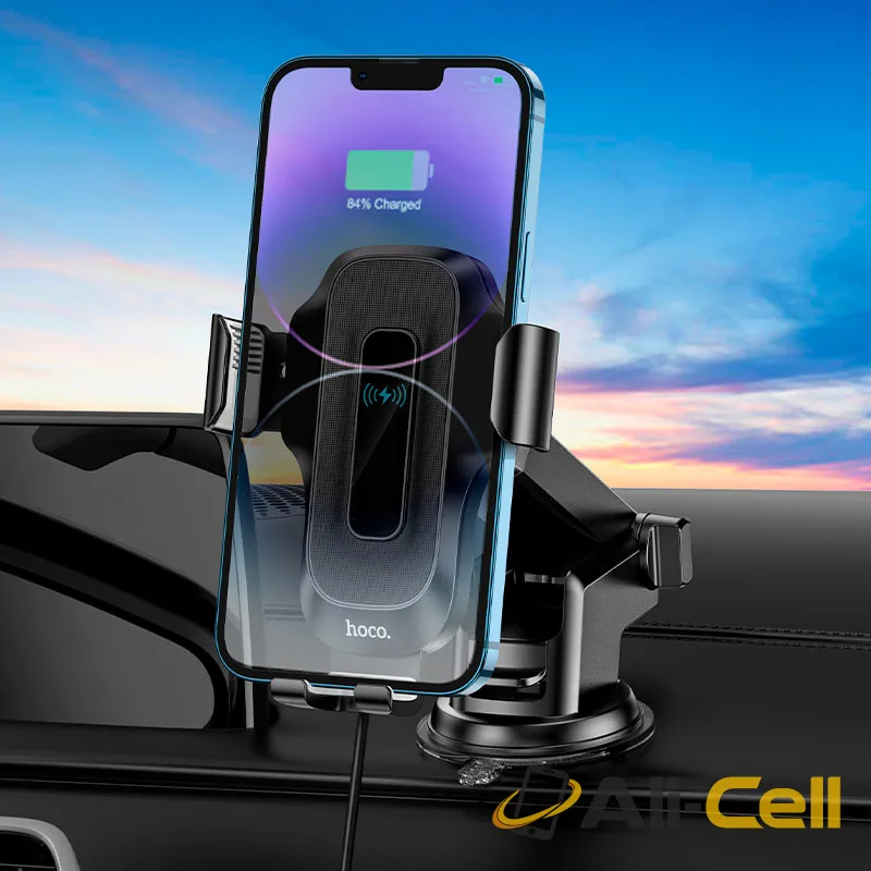 Car wireless charger “HW3 Wise” for dashboard (Hw3 Black) — 6