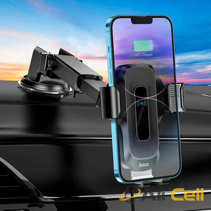 Car wireless charger “HW3 Wise” for dashboard (Hw3 Black) — 7