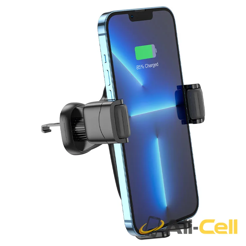 Car wireless charger “HW1 Pro” for air outlet (Hw1 Pro Black) — 3