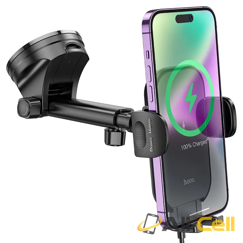 Car wireless charger “HW5 Journey” for dashboard (Hw5 Black) — 3
