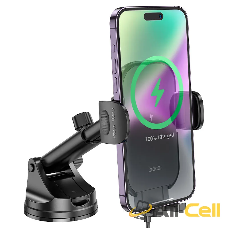 Car wireless charger “HW5 Journey” for dashboard (Hw5 Black) — 5