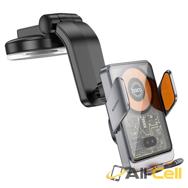 Car wireless charger “HW8” for dashboard (Hw8 Metal Grey)