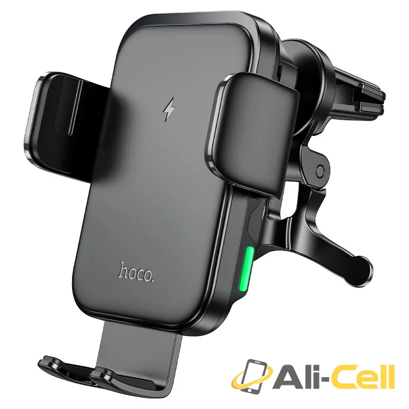 Car wireless charger “HW10 Jenny” for air outlet (Hw10 Black) — 2