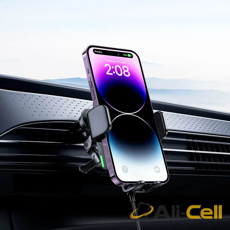 Car wireless charger “HW10 Jenny” for air outlet (Hw10 Black) — 8