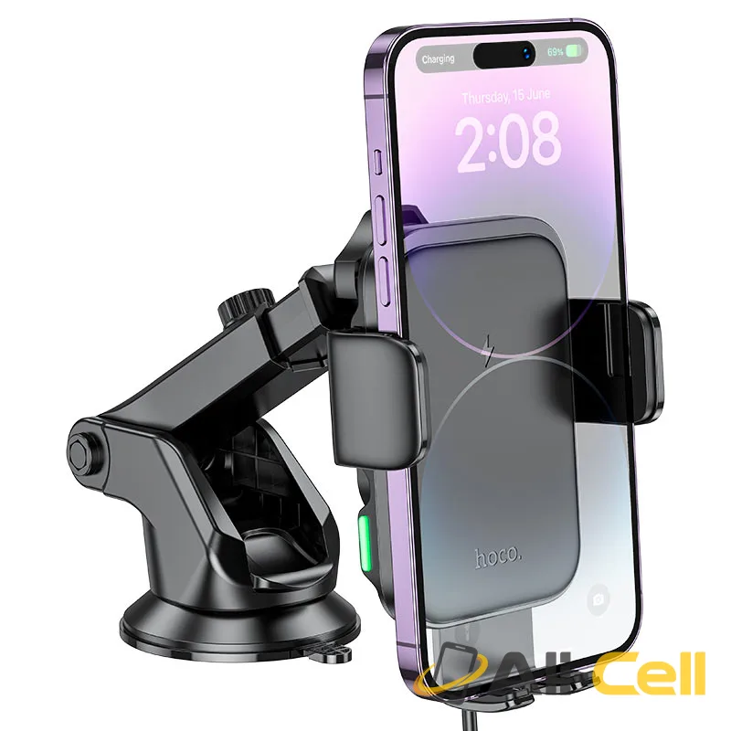 Car wireless charger “HW11 Jenny” for dashboard (Hw11 Black) — 6