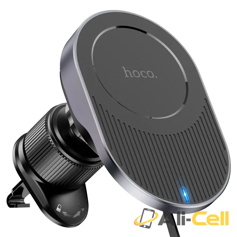 Car wireless charger “HW12 Guardian” for air outlet (Hw12 Black Grey)