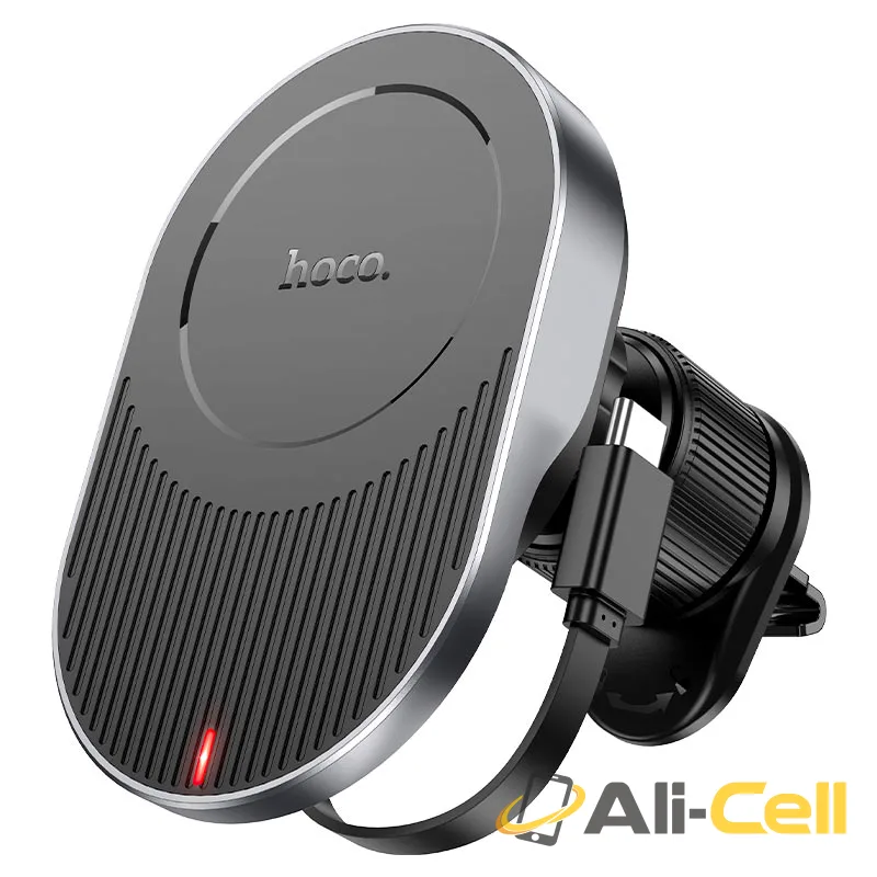 Car wireless charger “HW12 Guardian” for air outlet (Hw12 Black Grey) — 2