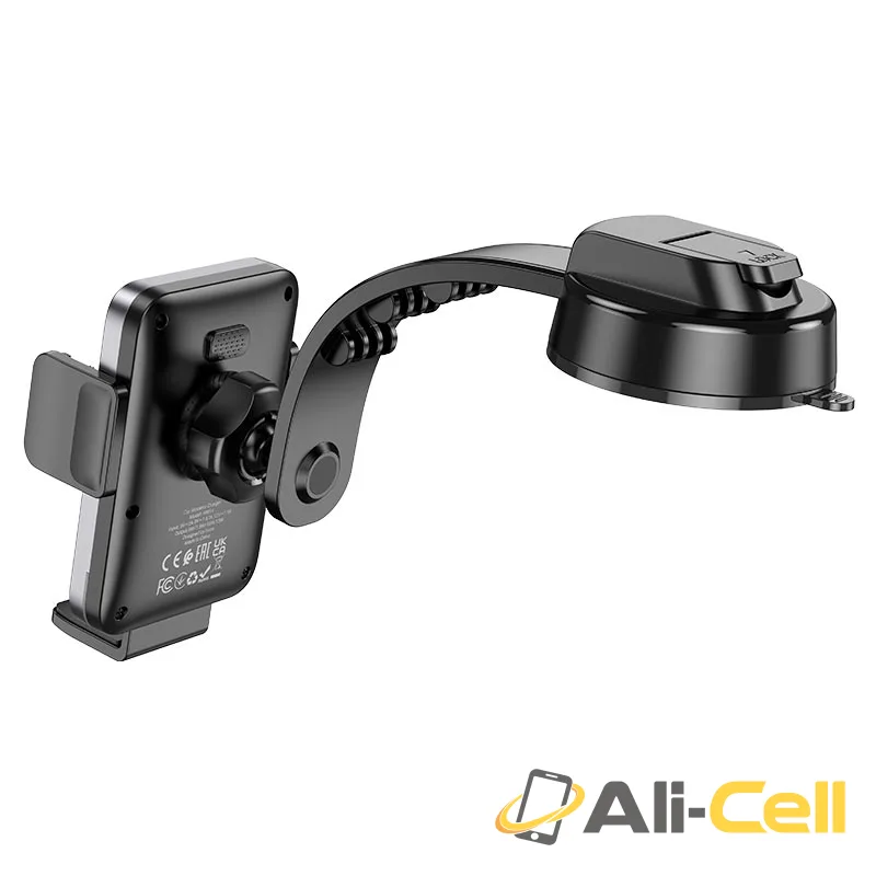 Car wireless charger “HW14 Speed” for dashboard (Hw14 Black Metal Grey) — 6