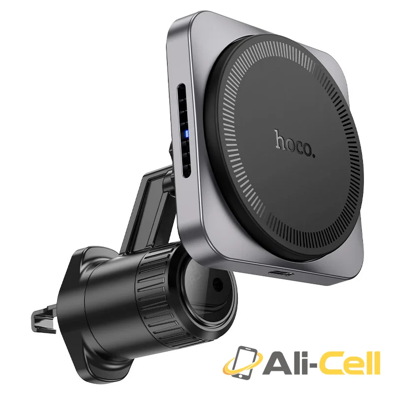 Car wireless charger “HW15 Speed” for air outlet (Hw15 Black Metal Grey)