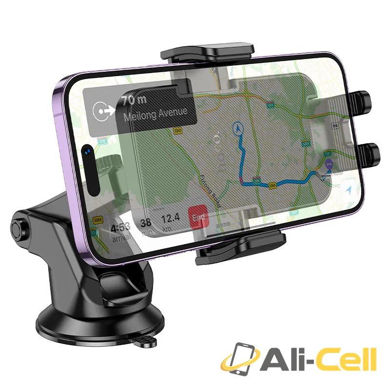 Car holder “H37 Cheetah” for dashboard (H37 Black) — 4