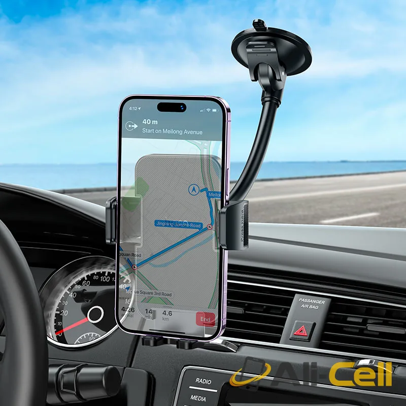 Car holder “H38 Cheetah” for dashboard and windshield (H38 Black) — 8