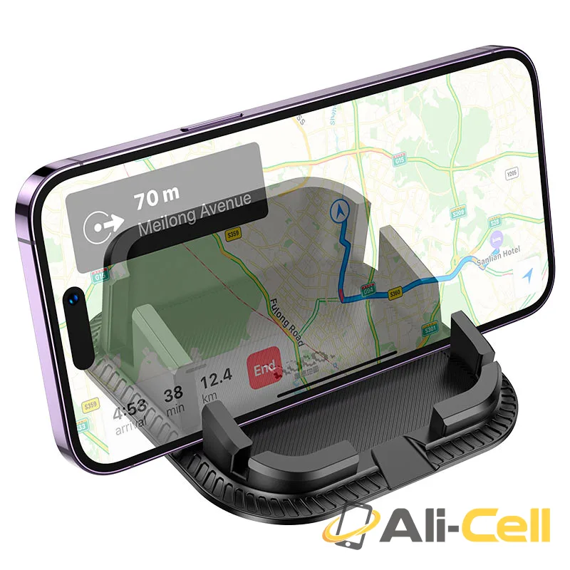 Car holder “H39 Cheetah” for dashboard (H39 Black) — 3