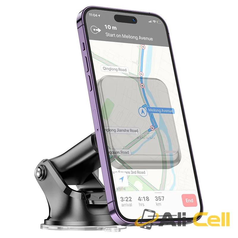Car holder “H41 Climber” for dashboard (H41 Black) — 3