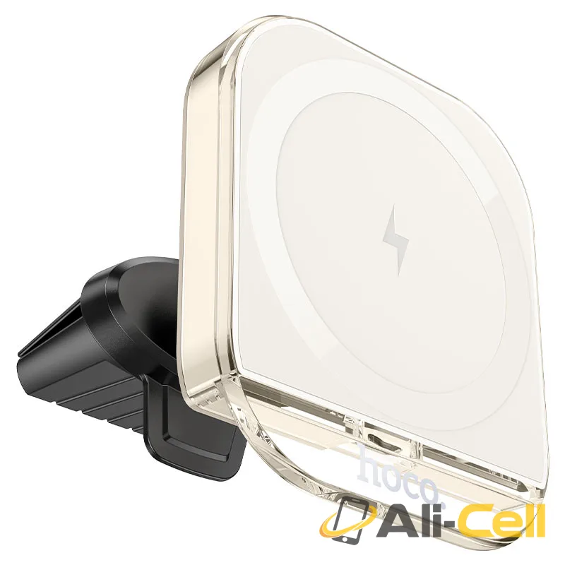 Car wireless charger “HW17 Crystal” for air outlet (Hw17 White)