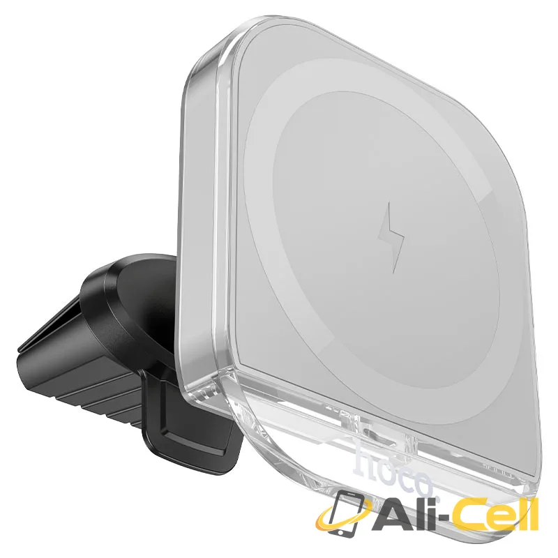 Car wireless charger “HW17 Crystal” for air outlet (Hw17 Grey)