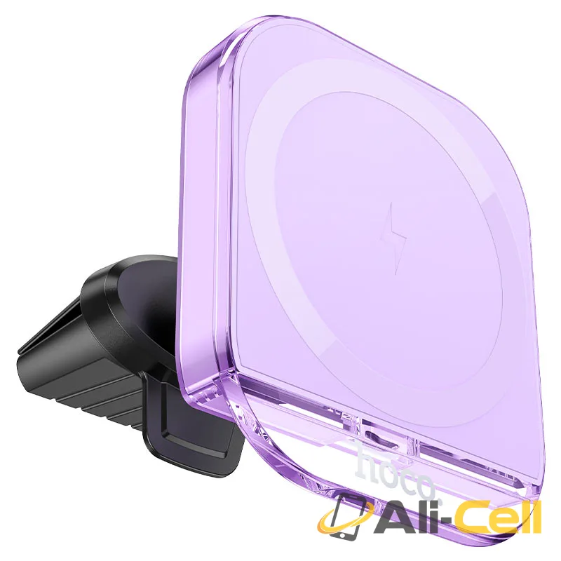Car wireless charger “HW17 Crystal” for air outlet (Hw17 Romantic Purple)