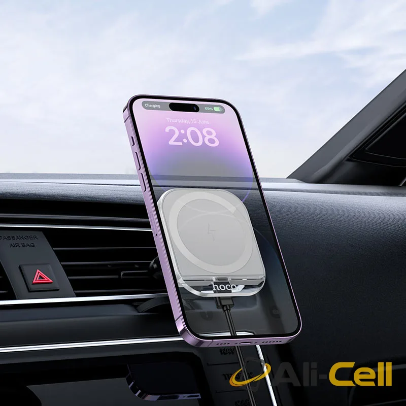 Car wireless charger “HW17 Crystal” for air outlet (Hw17 Romantic Purple) — 7