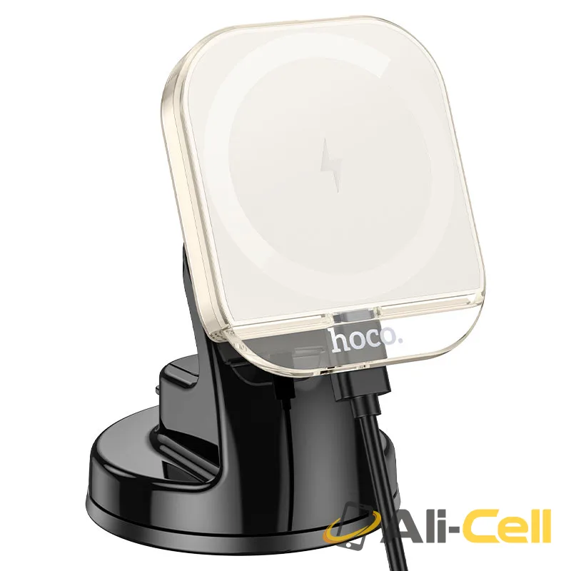 Car wireless charger “HW18 Crystal” for dashboard (Hw18 White)