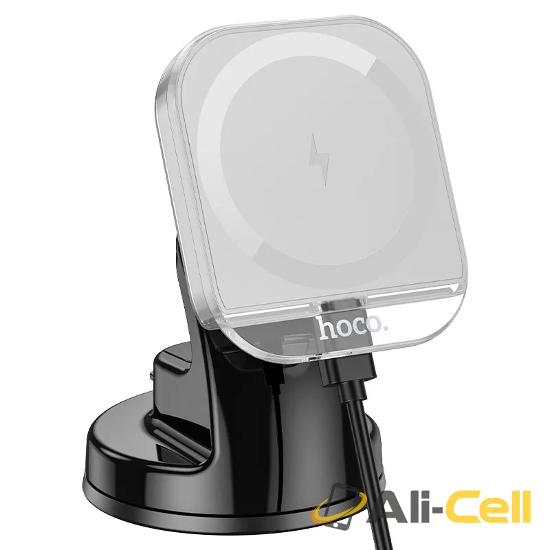 Car wireless charger “HW18 Crystal” for dashboard (Hw18 Grey)