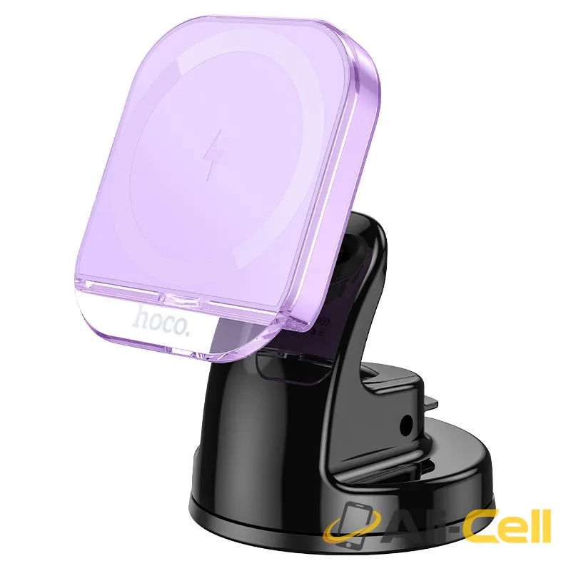 Car wireless charger “HW18 Crystal” for dashboard (Hw18 Romantic Purple) — 2