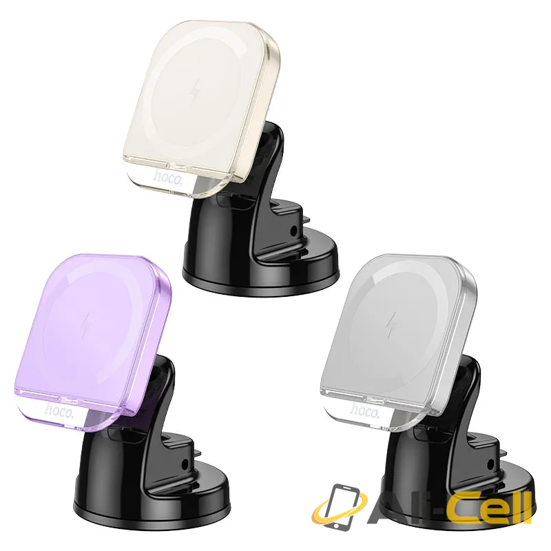Car wireless charger “HW18 Crystal” for dashboard (Hw18 Romantic Purple) — 6