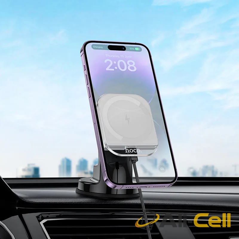 Car wireless charger “HW18 Crystal” for dashboard (Hw18 Romantic Purple) — 7